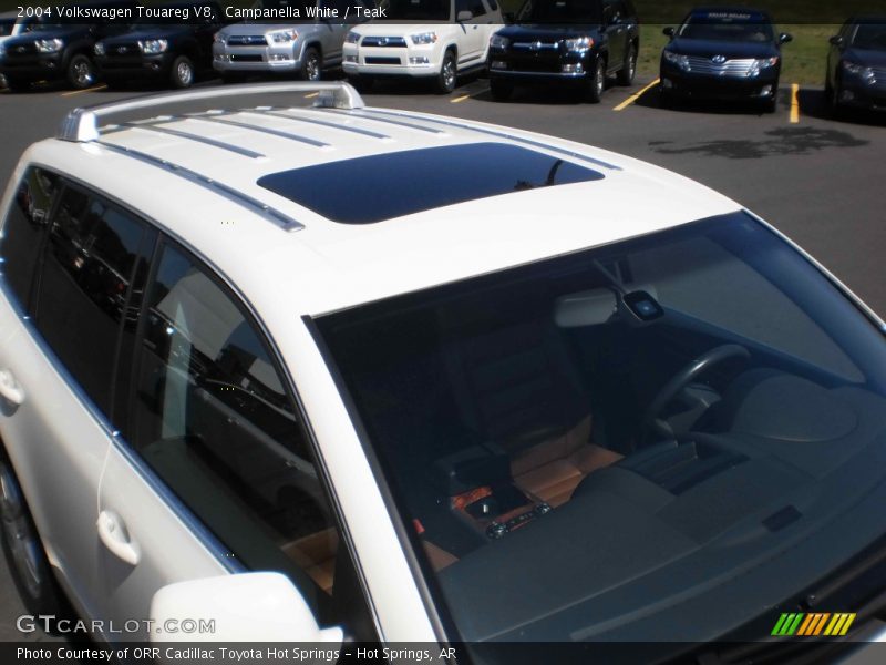 Campanella White / Teak 2004 Volkswagen Touareg V8