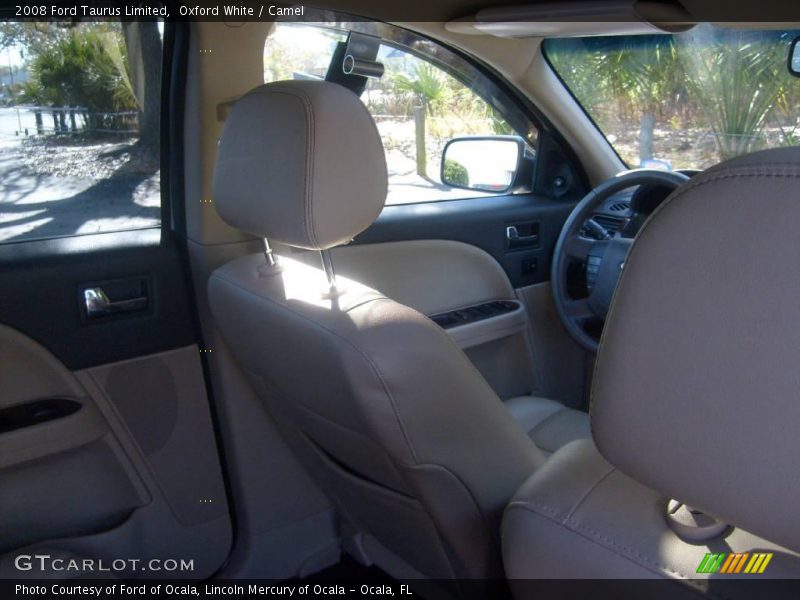 Oxford White / Camel 2008 Ford Taurus Limited