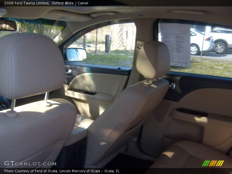 Oxford White / Camel 2008 Ford Taurus Limited