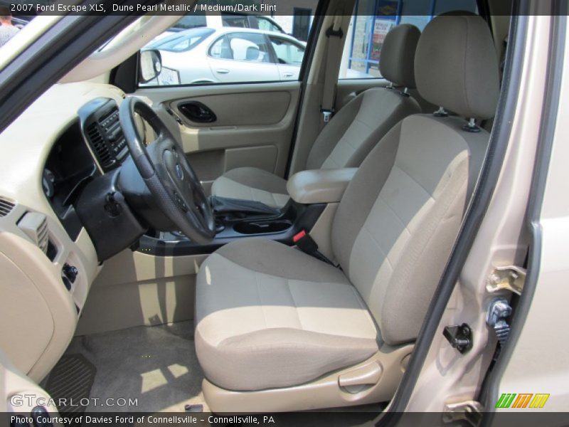 Dune Pearl Metallic / Medium/Dark Flint 2007 Ford Escape XLS