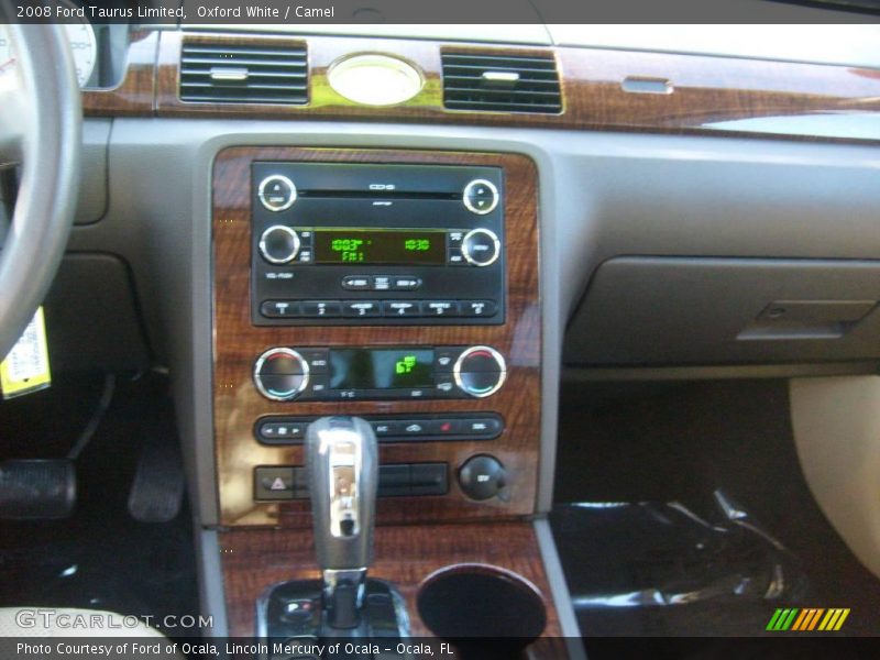 Oxford White / Camel 2008 Ford Taurus Limited
