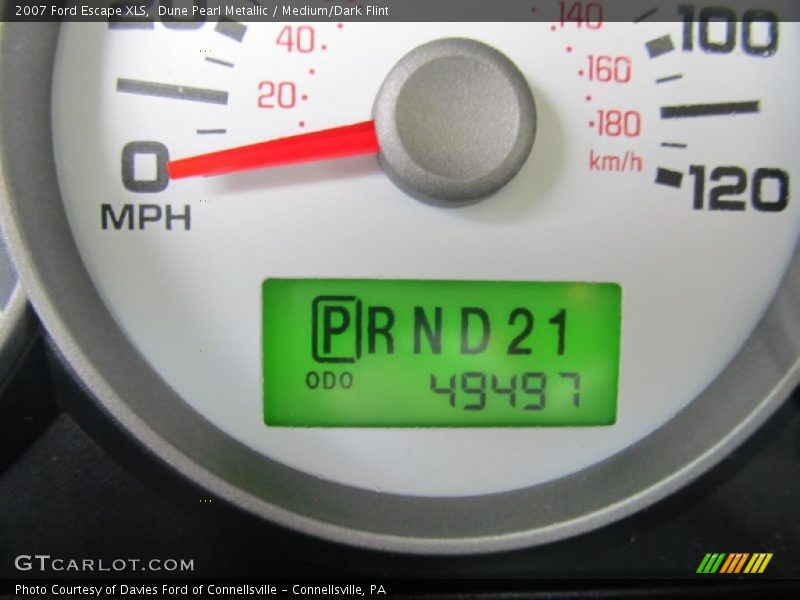 Dune Pearl Metallic / Medium/Dark Flint 2007 Ford Escape XLS