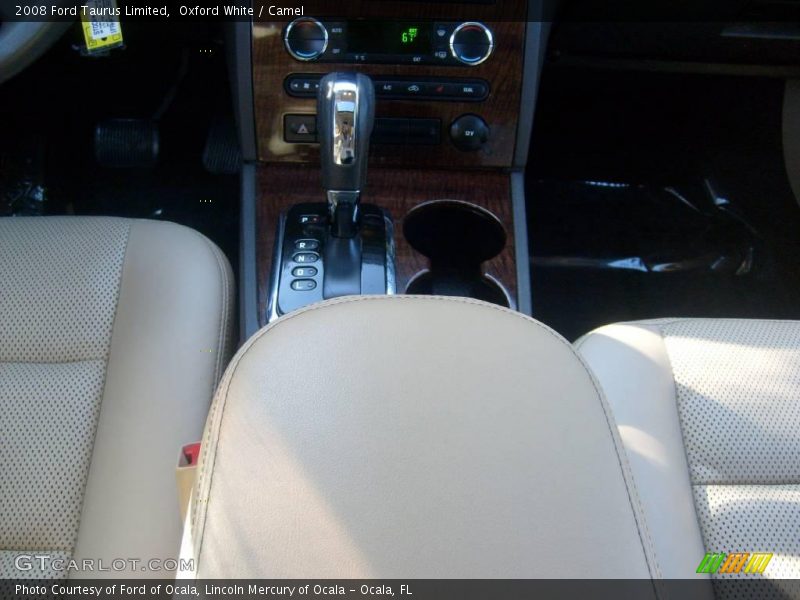Oxford White / Camel 2008 Ford Taurus Limited