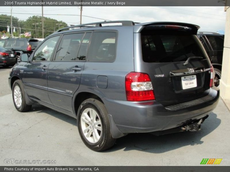 Bluestone Metallic / Ivory Beige 2006 Toyota Highlander Hybrid Limited