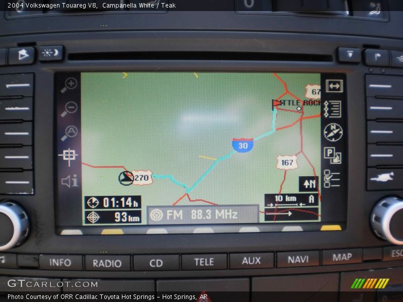 Navigation of 2004 Touareg V8