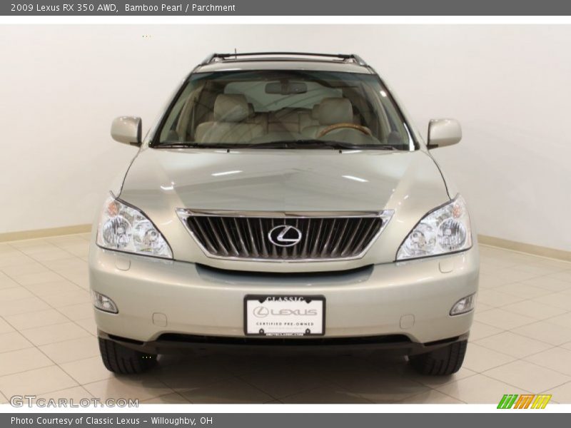 Bamboo Pearl / Parchment 2009 Lexus RX 350 AWD