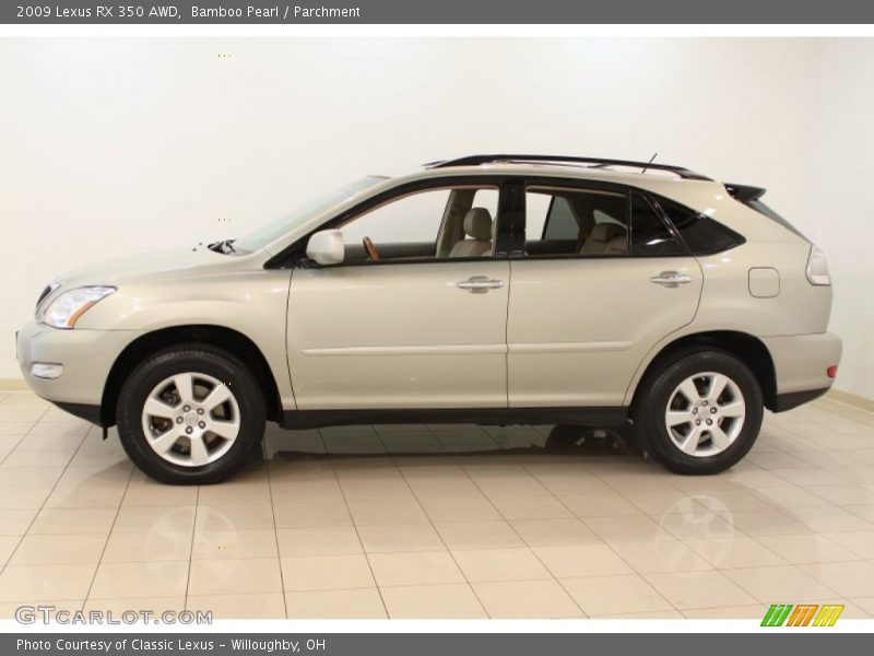 Bamboo Pearl / Parchment 2009 Lexus RX 350 AWD