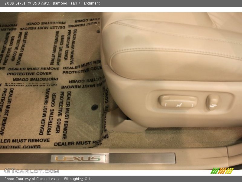 Bamboo Pearl / Parchment 2009 Lexus RX 350 AWD