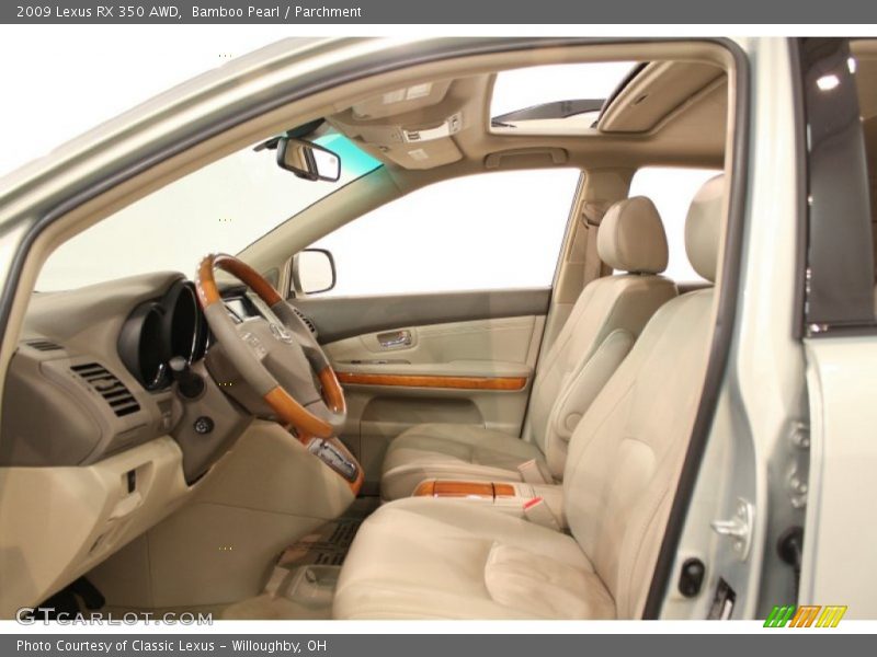 Bamboo Pearl / Parchment 2009 Lexus RX 350 AWD