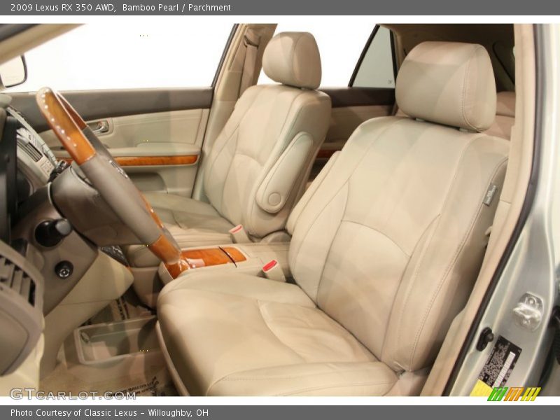 Bamboo Pearl / Parchment 2009 Lexus RX 350 AWD