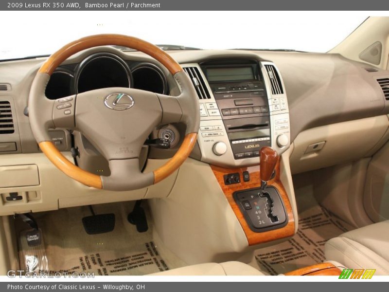 Bamboo Pearl / Parchment 2009 Lexus RX 350 AWD