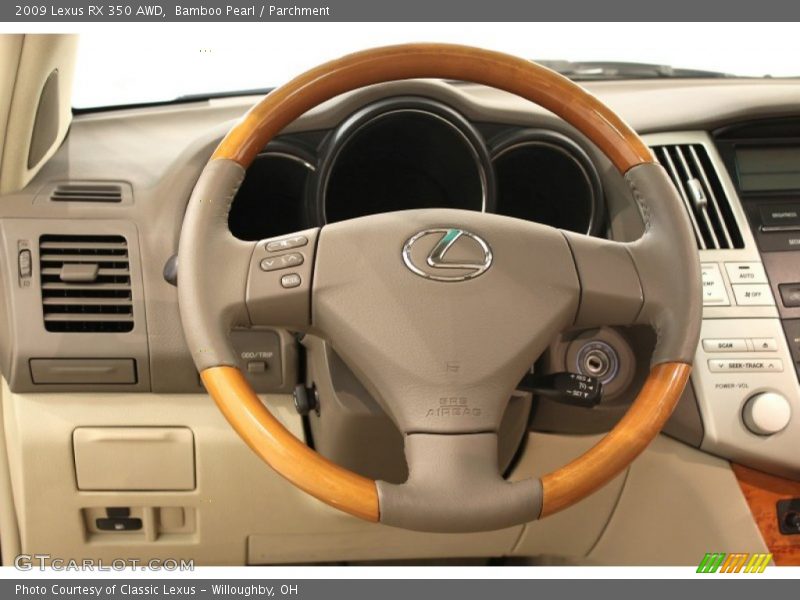Bamboo Pearl / Parchment 2009 Lexus RX 350 AWD