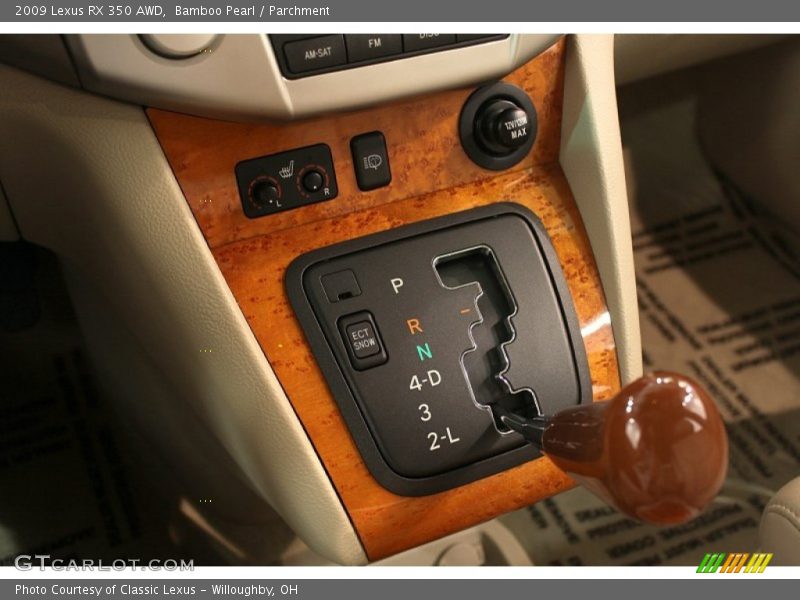 Bamboo Pearl / Parchment 2009 Lexus RX 350 AWD