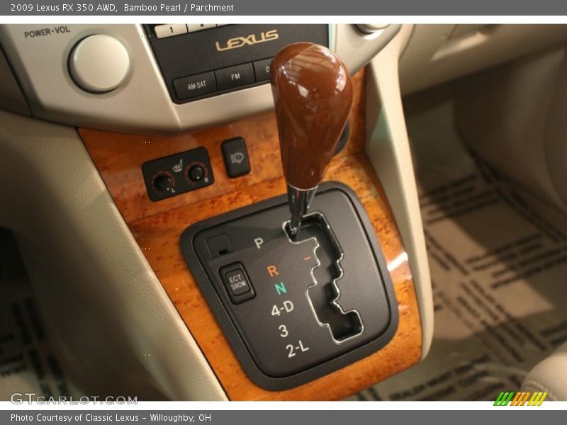 Bamboo Pearl / Parchment 2009 Lexus RX 350 AWD