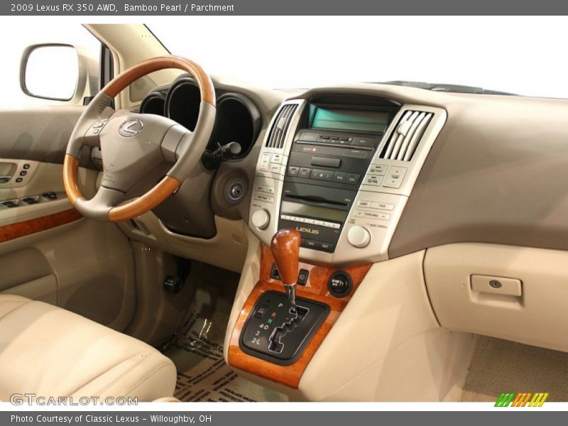 Bamboo Pearl / Parchment 2009 Lexus RX 350 AWD