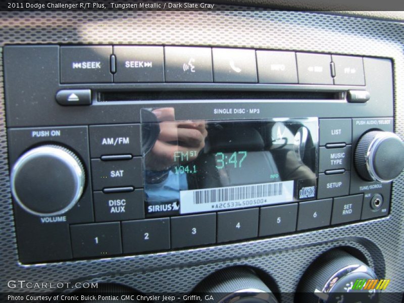 Tungsten Metallic / Dark Slate Gray 2011 Dodge Challenger R/T Plus