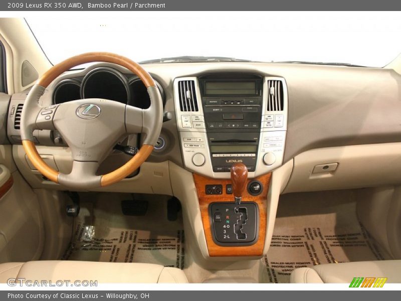Bamboo Pearl / Parchment 2009 Lexus RX 350 AWD