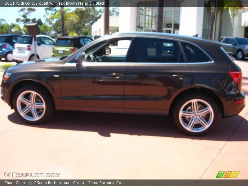 Teak Brown Metallic / Black 2011 Audi Q5 3.2 quattro