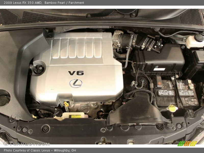 Bamboo Pearl / Parchment 2009 Lexus RX 350 AWD