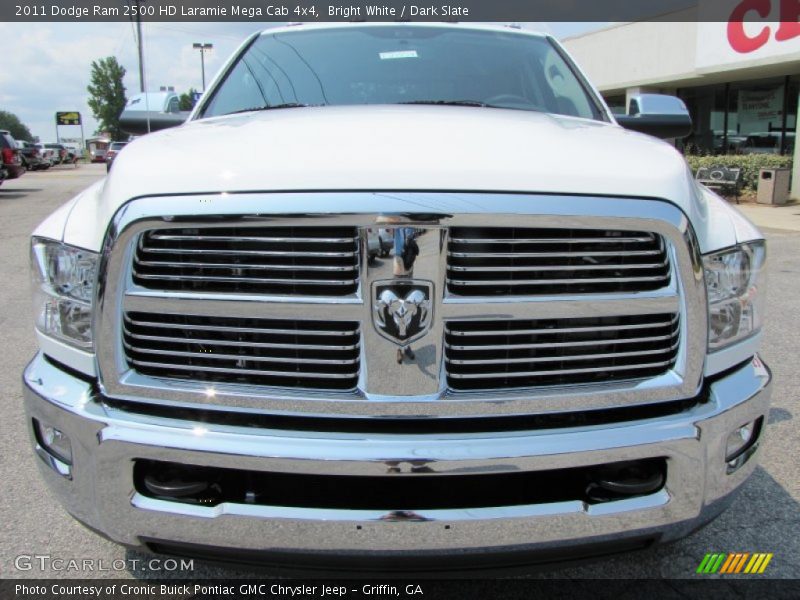 Bright White / Dark Slate 2011 Dodge Ram 2500 HD Laramie Mega Cab 4x4