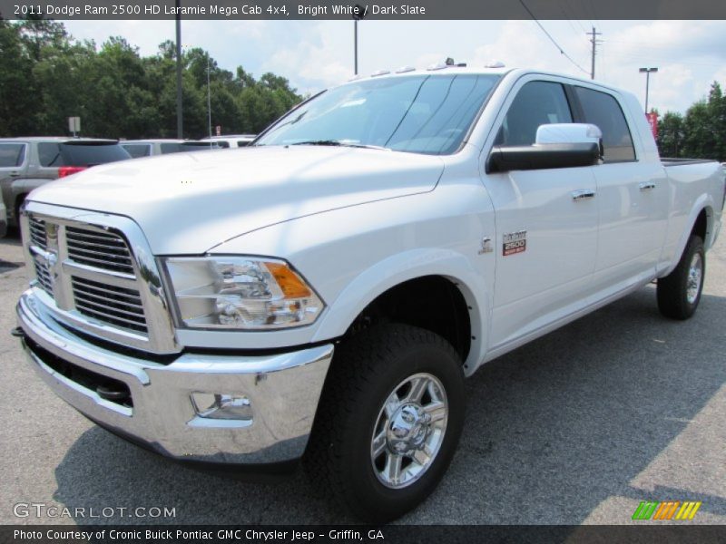 Bright White / Dark Slate 2011 Dodge Ram 2500 HD Laramie Mega Cab 4x4