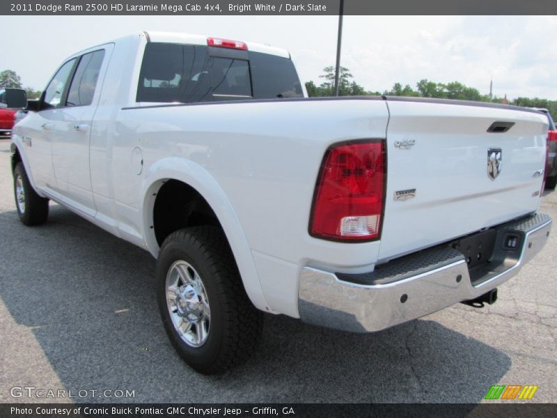 Bright White / Dark Slate 2011 Dodge Ram 2500 HD Laramie Mega Cab 4x4