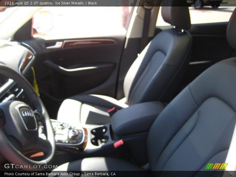 Ice Silver Metallic / Black 2011 Audi Q5 2.0T quattro