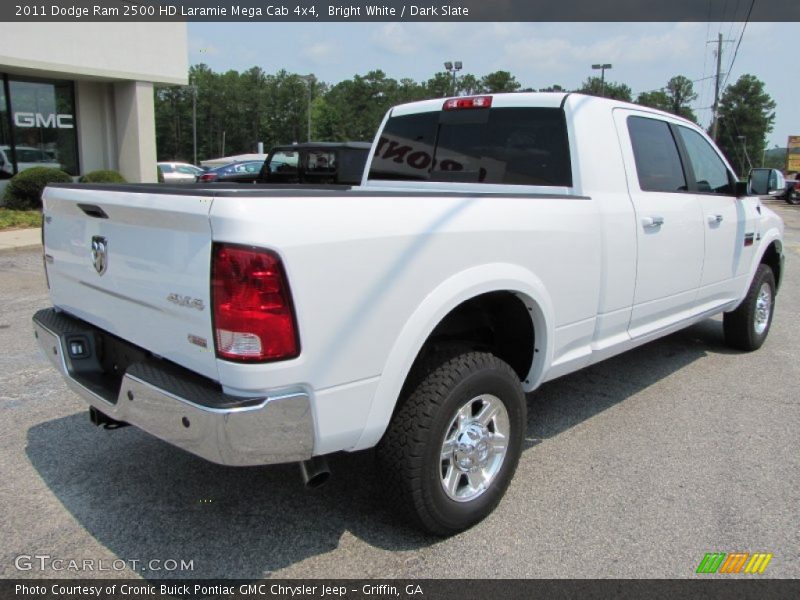 Bright White / Dark Slate 2011 Dodge Ram 2500 HD Laramie Mega Cab 4x4
