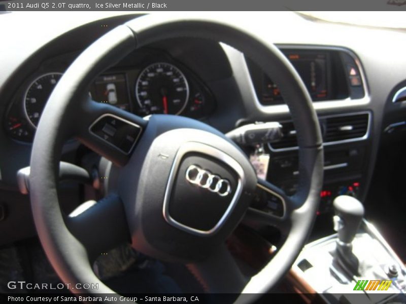 Ice Silver Metallic / Black 2011 Audi Q5 2.0T quattro