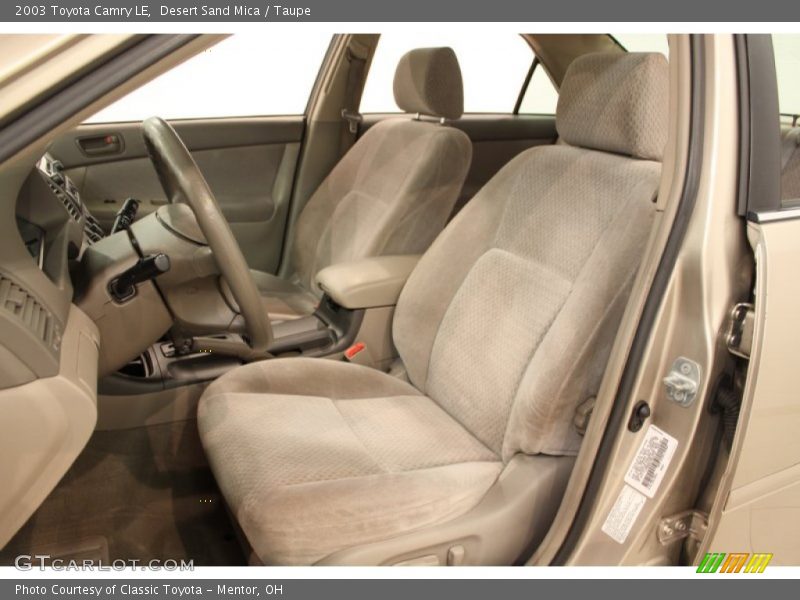Desert Sand Mica / Taupe 2003 Toyota Camry LE