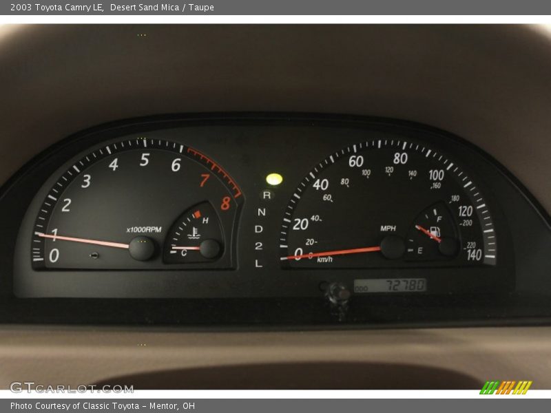 Desert Sand Mica / Taupe 2003 Toyota Camry LE