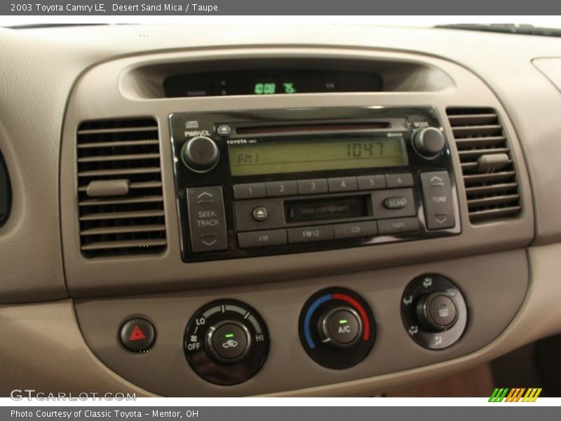Desert Sand Mica / Taupe 2003 Toyota Camry LE