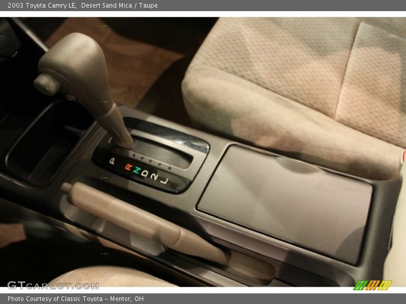 Desert Sand Mica / Taupe 2003 Toyota Camry LE
