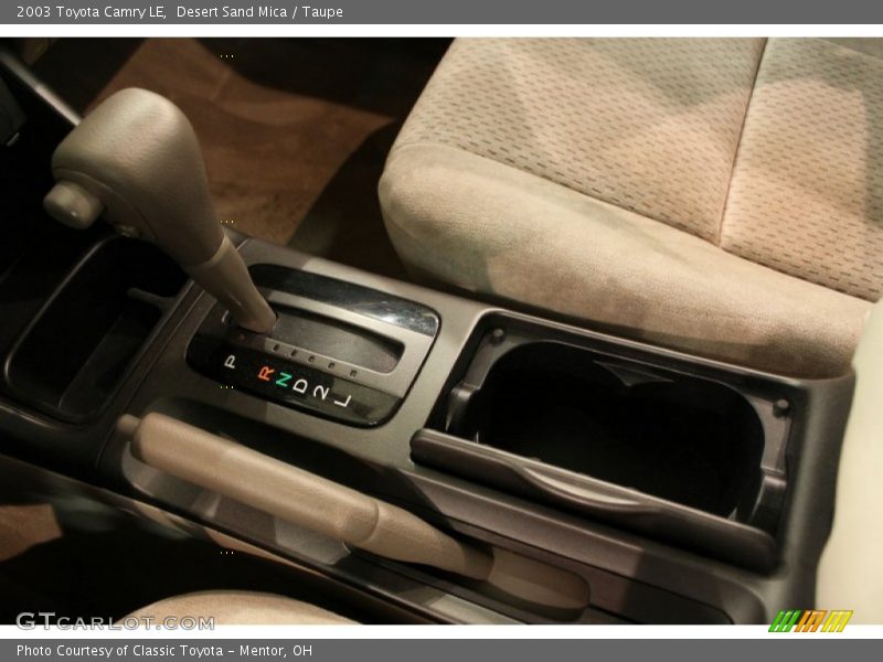 Desert Sand Mica / Taupe 2003 Toyota Camry LE