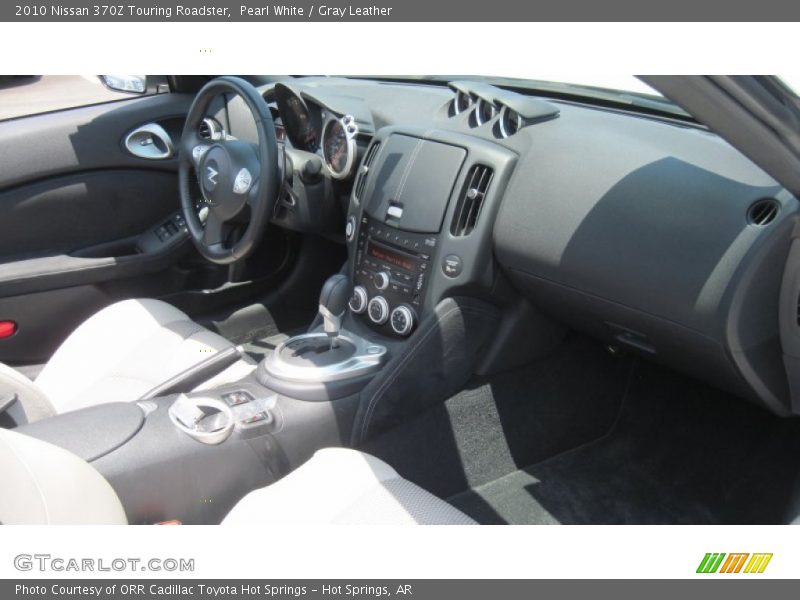 Pearl White / Gray Leather 2010 Nissan 370Z Touring Roadster