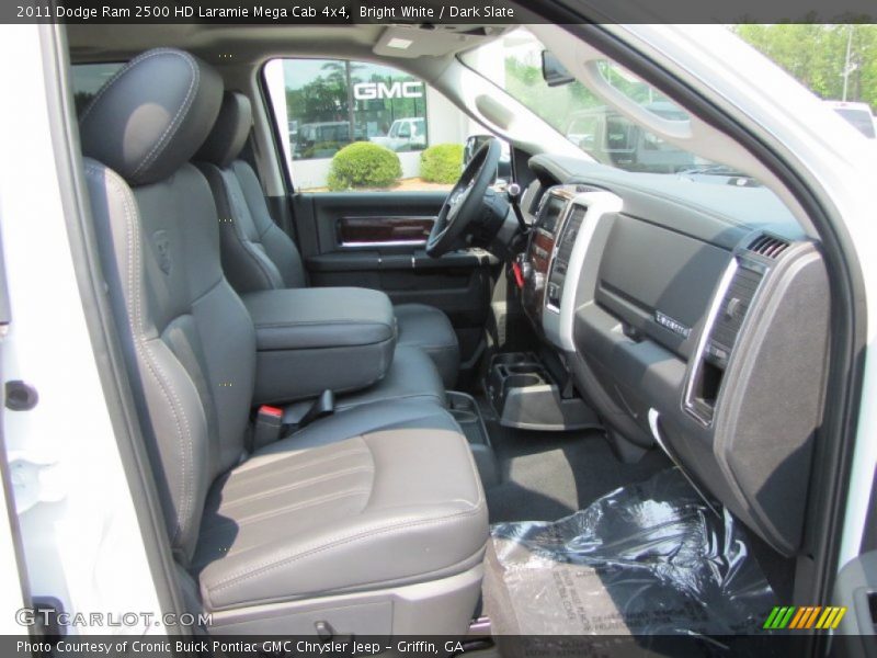 Bright White / Dark Slate 2011 Dodge Ram 2500 HD Laramie Mega Cab 4x4