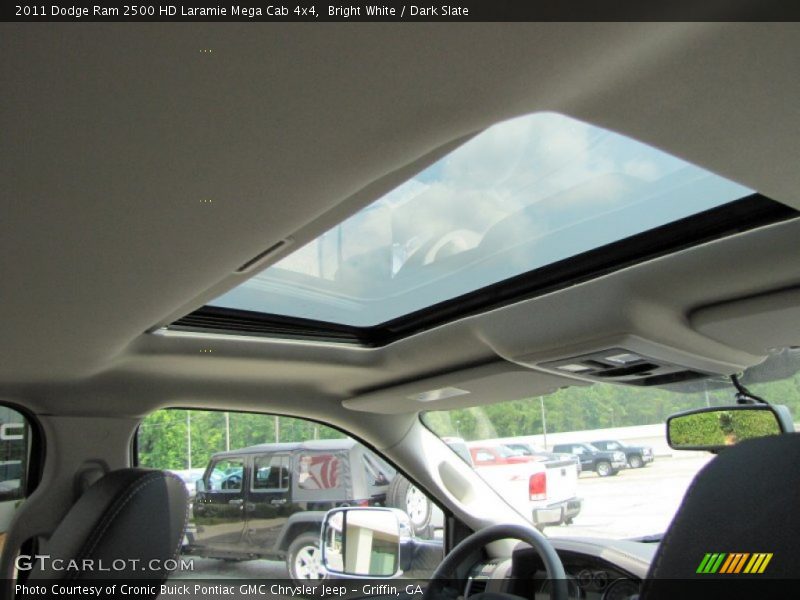 Bright White / Dark Slate 2011 Dodge Ram 2500 HD Laramie Mega Cab 4x4
