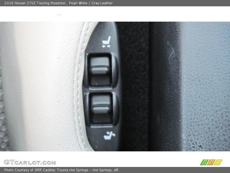 Pearl White / Gray Leather 2010 Nissan 370Z Touring Roadster