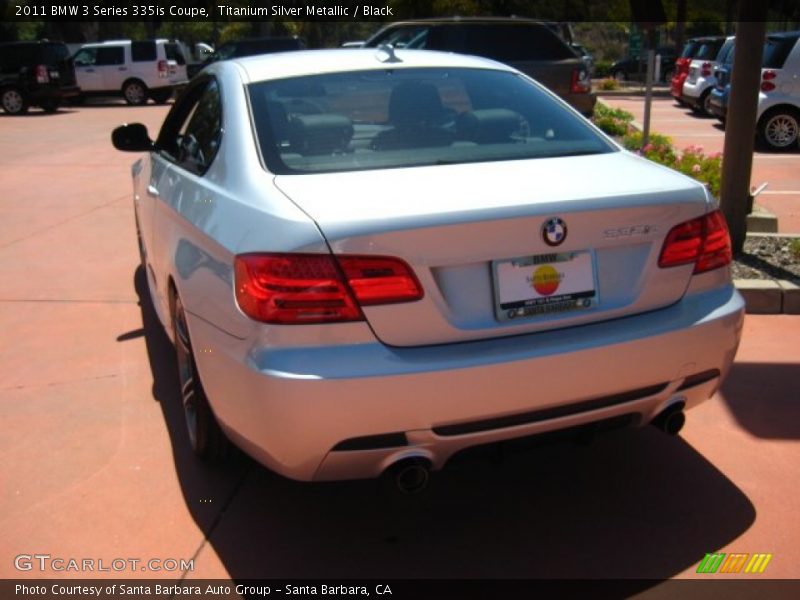 Titanium Silver Metallic / Black 2011 BMW 3 Series 335is Coupe