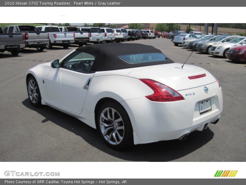 Pearl White / Gray Leather 2010 Nissan 370Z Touring Roadster
