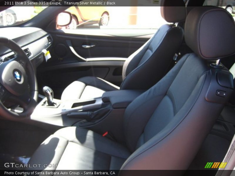 Titanium Silver Metallic / Black 2011 BMW 3 Series 335is Coupe
