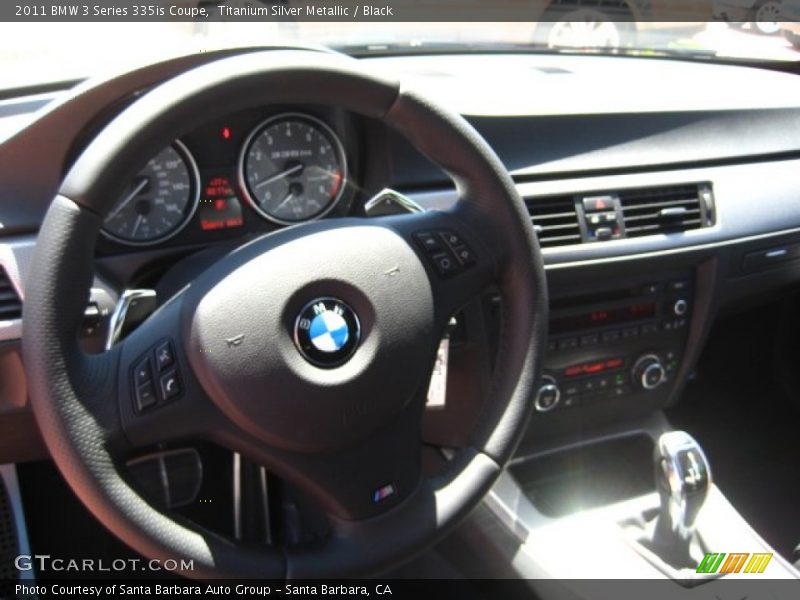 Titanium Silver Metallic / Black 2011 BMW 3 Series 335is Coupe