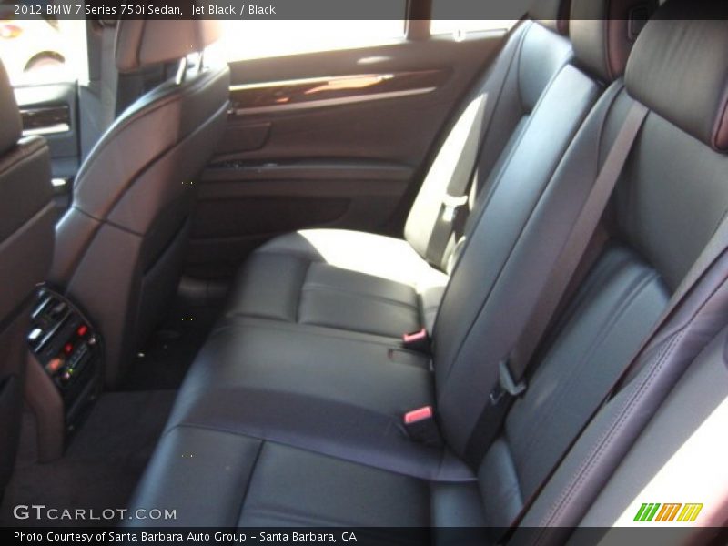 Jet Black / Black 2012 BMW 7 Series 750i Sedan