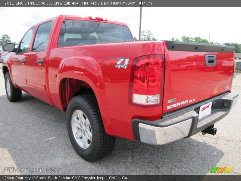 Fire Red / Dark Titanium/Light Titanium 2011 GMC Sierra 1500 SLE Crew Cab 4x4