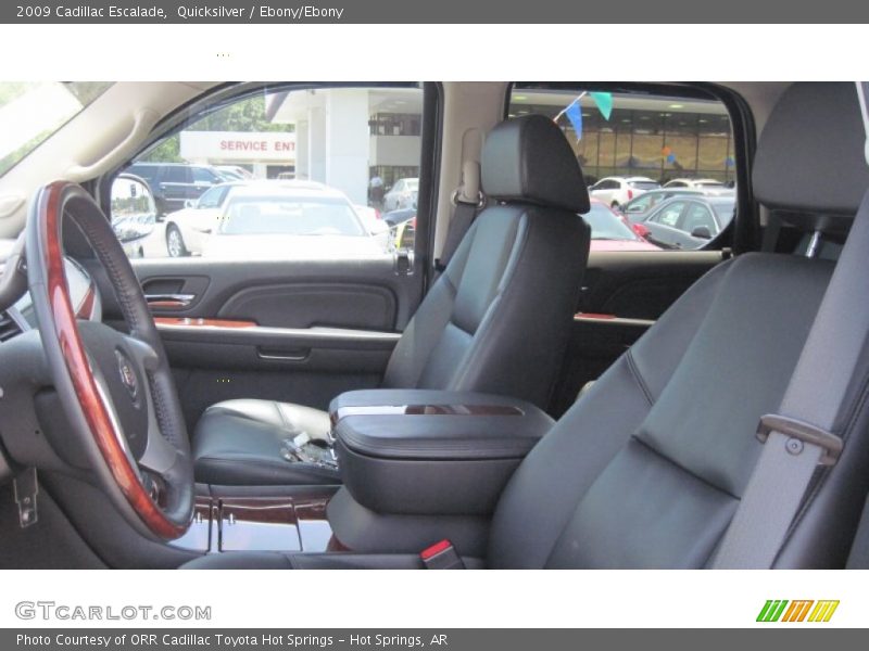 Quicksilver / Ebony/Ebony 2009 Cadillac Escalade