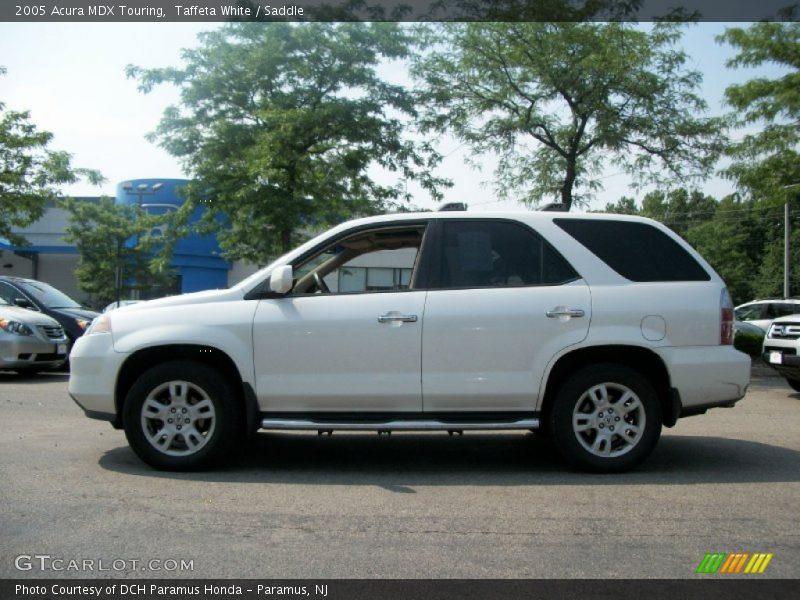 Taffeta White / Saddle 2005 Acura MDX Touring