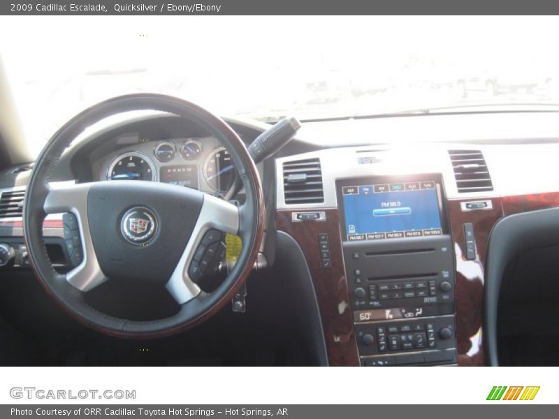 Quicksilver / Ebony/Ebony 2009 Cadillac Escalade