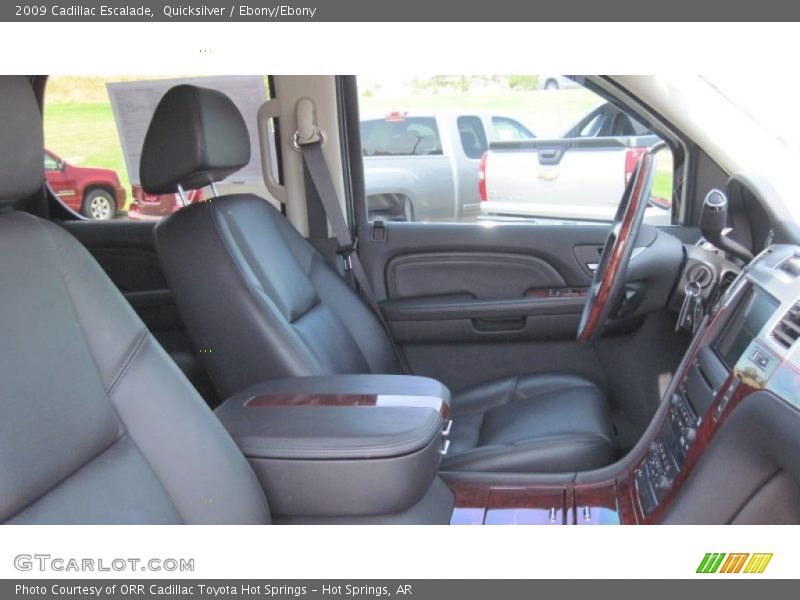 Quicksilver / Ebony/Ebony 2009 Cadillac Escalade