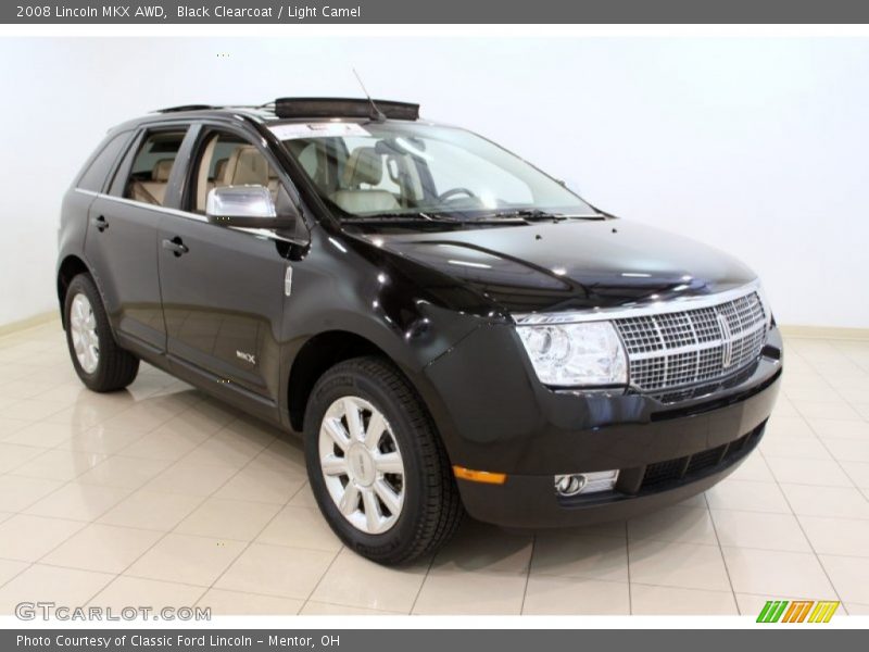 Black Clearcoat / Light Camel 2008 Lincoln MKX AWD