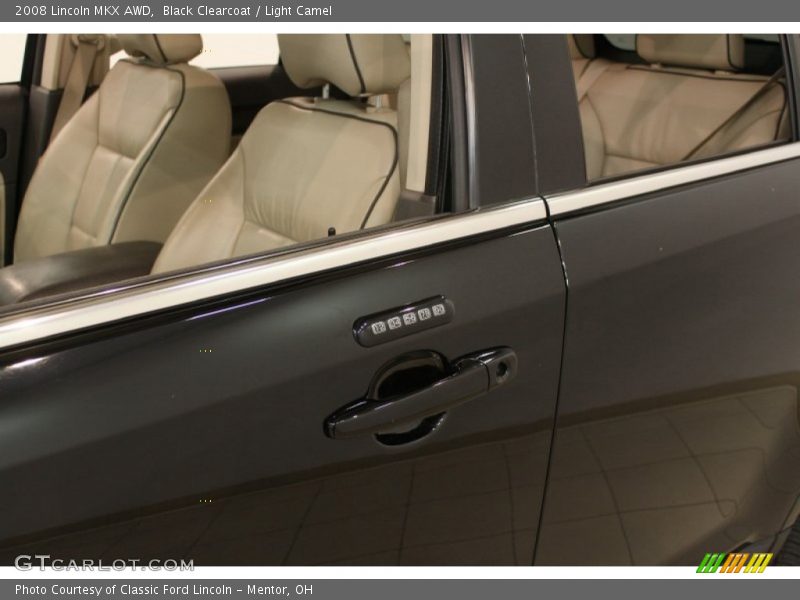 Black Clearcoat / Light Camel 2008 Lincoln MKX AWD